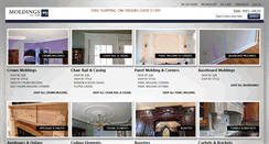 Desktop Screenshot of moldings.com